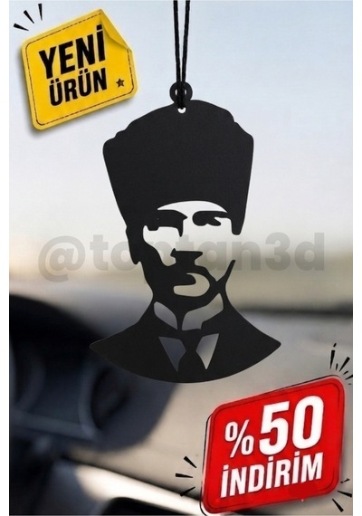 Mustafa Kemal Atatürk Ayna Süsü, Araba Süsü, Atatürk Dikiz Aynası Süsü - Eşe, Dosta, Sevgiliye Araba Hediyesi