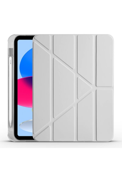 Apple Uyumlu iPad 11.nesil A16 11inç/10.nesil 10.9inç 2025 İle Kılıf Katlanabilir Standlı 360 Yumuşak Kalem Bölmeli Kapak Tablet Kılıfı