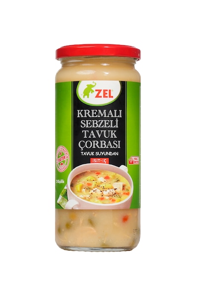 Kremalı Sebzeli Tavuk Çorbası - 480 Ml - 3 Adet