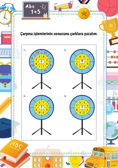 İşlemlerle Matematik Yaz-sil Kitabı Okul Öncesi Ve 1-2-3. Sınıfl