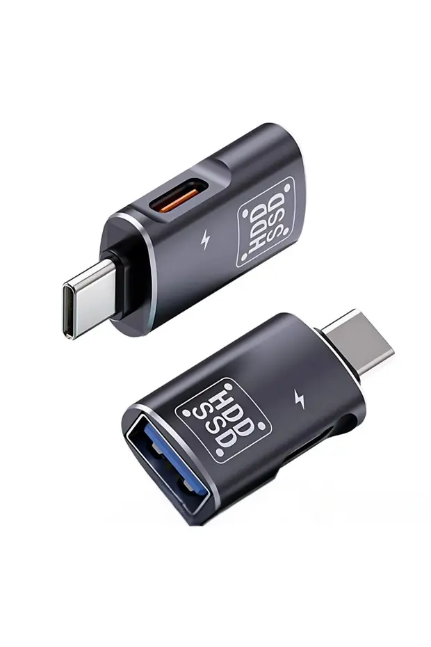 Type-c 10 Gbit/s Usb-c Tip C-usb 3.0 Soket Otg & Dc 5 V Güç Dönüştürücü Tablet Telefon İçin Tak Çalıştır