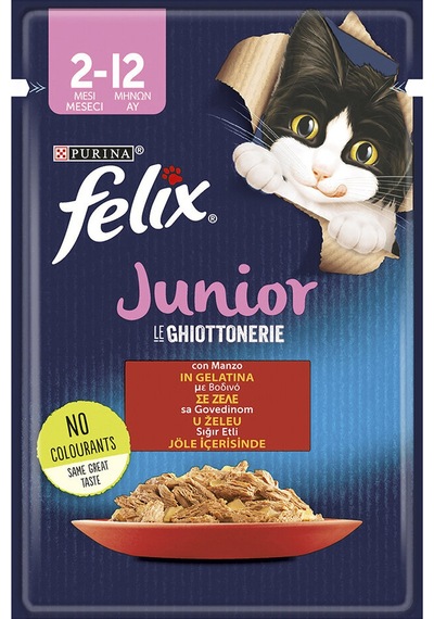 2 Adet Felix Pouch Yavru Sığır Etli 85g