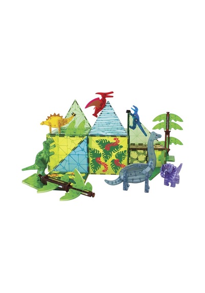 Magna-tiles - Dinozor Dünyası - 50 Parça - Xl