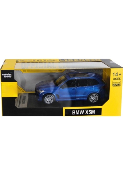 1/3 Bmw X5 M Mavi Model Araba
