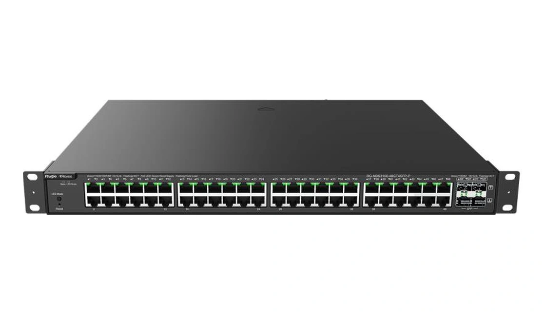 Reyee Rg-nbs3100-48gt4sfp-p 52 Portlu Gigabit L2 Web Yönetilebilir Poe Switcih