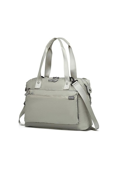 Smart Bags Ultra Light Kadın Omuz Çantası Açık Gri