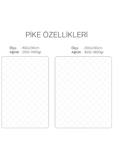 Özyurtlar Home %100 Merinos Kuzu Yün Pike Battal Boy 220x240 Sarı