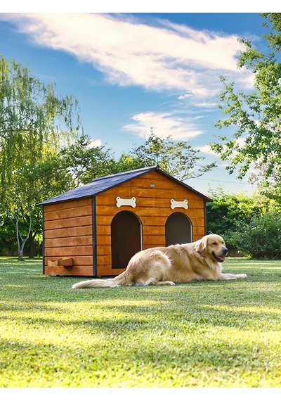 Mandu Isı Yalıtımlı 2 Bölmeli Köpek Kulübesi