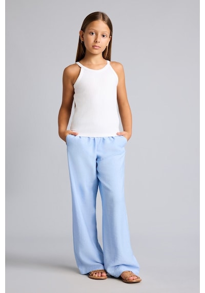 Defacto Straight Wide Geniş Paça Cepli Krinkıl Viskon Pantolon Kız Çocuk G0612a826spbe196 Mavi-be196 Defacto Straight Wide Geniş Paça Cepli Krinkıl Viskon Pantolon Kız Çocuk G0612a826spbe196 Mavi-be196