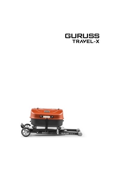 Guruss Travel-x Taşınabilir Mangal Oksit Kırmızı Model:grs39