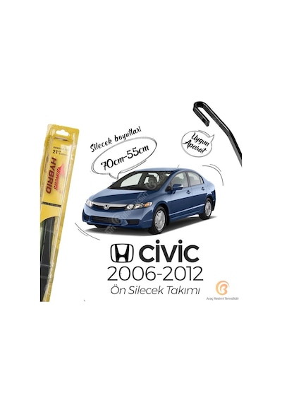 Honda Civic Fd6 Silecek Takımı 2006-2012 İnwells  Hibrit