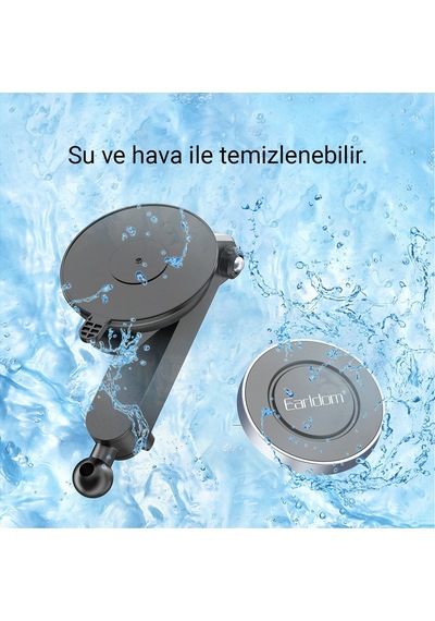 Earldom Eh211 Ayarlanabilir Vantuzlu Magsafe Araç Tutucu - Si M414