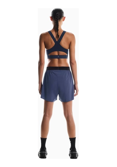 On 3" Performance 2/1 Shorts Hafif Iç Taytlı Hızlı Kuruyan Kadın Koşu Şortu Koyu Mor