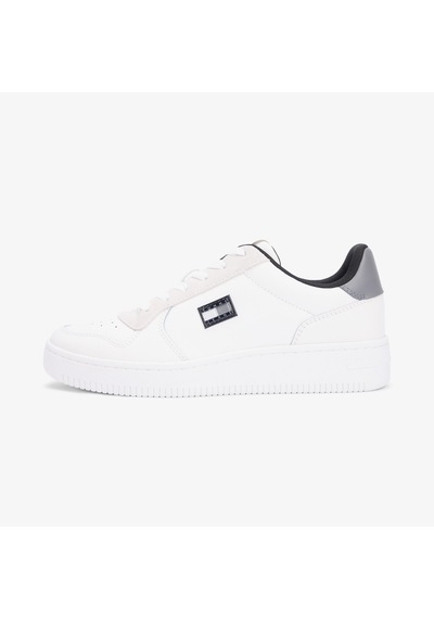 Tommy Hilfiger Retro Basket Erkek Beyaz Spor Ayakkabı Em0em01681 2800324