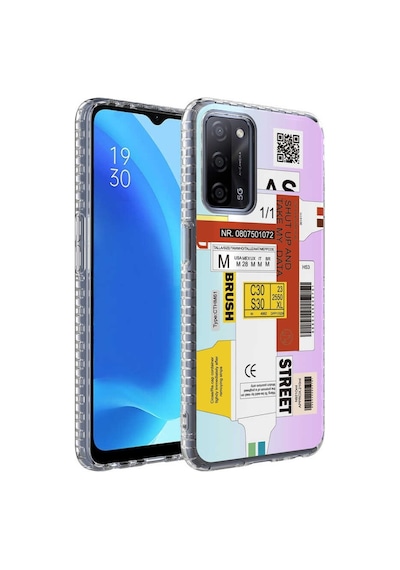 Oppo A54 4G Kilif Airbag Kenarli Renkli Desenli Elegans Kilif 561996996
