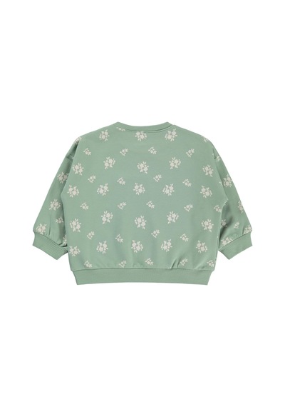 Civil Baby Çiçek Empirme Basic 6-18 Ay Sweatshirt - Haki