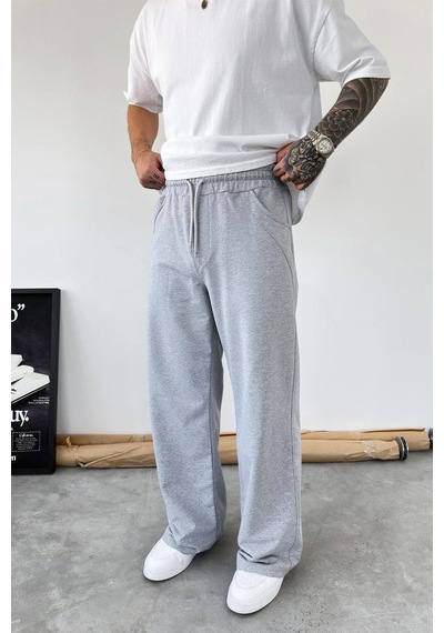 Gri Basic Baggy Eşofman