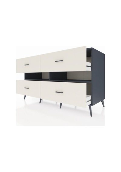 Kronos Konsol 2 Raflı 4 Çekmeceli 176x59x99 Antrasit-antrasit/aytaşı Antrasıt/aytası - Antrasıt Kronos Konsol 2 Raflı 4 Çekmeceli 176x59x99 Antrasit-antrasit/aytaşı Antrasıt/aytası - Antrasıt