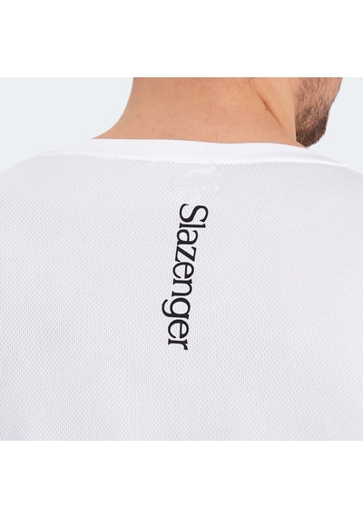 Slazenger Odalıs I Erkek Kısa Kol T-Shirt Beyaz St13Te118-000 001