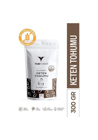 Tam Tarım Glutensiz Keten Tohumu 300 G