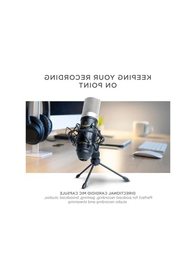 Kondenser Stüdyo Mikrofonu, Xlr Bağlantılı, 18 Mm Kapsül