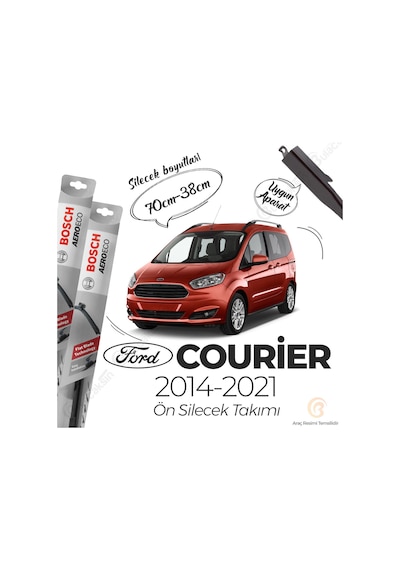 Ford Courier Muz Silecek Takımı 2014-2021 Bosch Aeroeco