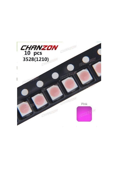Smd  3528 Pembe Led Diyot Chıp 350-400Mcd