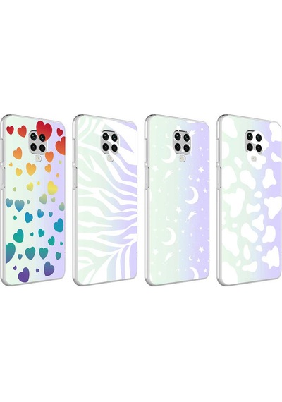 Xiaomi Redmi Note 9 Pro 5g Kılıf Zore M-blue Desenli Kapak Zebra No1