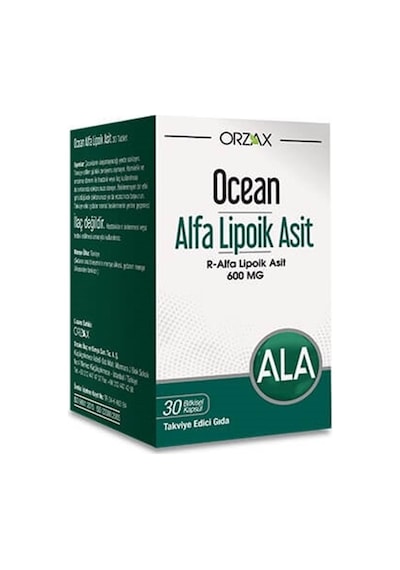 Ocean Alfa Lipoik Asit 600 mg 30 Kapsül