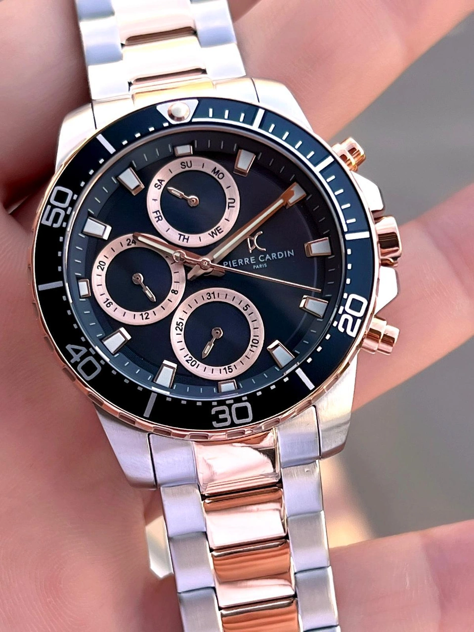 Pierre Cardin İtalyan Tasarım Bileklik Hediyeli Çelik Kasa Ve Kordon 3 Atm Erkek Kol Saati Pc.1004.ms2 Rose Gold - Gümüş Pierre Cardin İtalyan Tasarım Bileklik Hediyeli Çelik Kasa Ve Kordon 3 Atm Erkek Kol Saati Pc.1004.ms2 Rose Gold - Gümüş