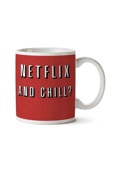 Netflix And Soğuk Yazı İki Tarafı Baskılı Kupa Bardak Çok Renkli