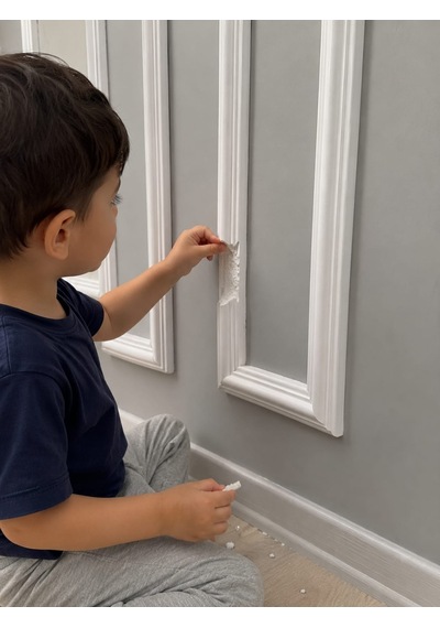 30 Cmx75 Cm Ham Mdf Çıta Boyanabilir Düz Duvar Ve Dekorasyon Çıtası 30 Cm X 75 Cm
