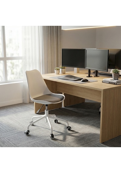 Koçtaş Eames Tekerlekli Ofis Sandalyesi Gri
