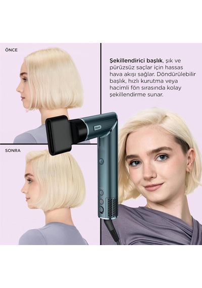 Flexstyle Saç Kurutma & Şekillendirme Sistemi - Teal