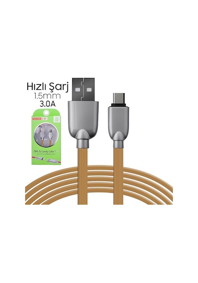 Ally Usb Type-C Zinc Alloy Dayanıklı 3.0A 1.5Mm Usb Kablo (213768116)