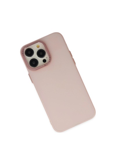 Ilkeshop Newface iPhone Uyumlu 13 Pro Max Kılıf Modos Metal Kapak - Pembe