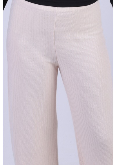 Armonika Kadın Krem Yumuşak Dokulu Likralı Pantolon Arm-26k001090