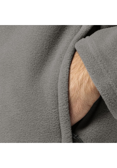 Jack Wolfskın Jack Wolfskin Winterstein Fz Erkek Gri Polar Ceket 6185 Gri