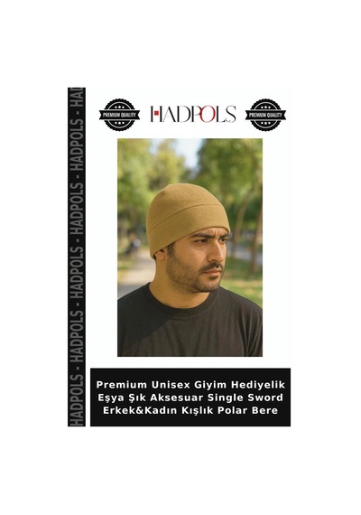 Hadpols Premium Unisex Giyim Hediyelik Eşya Şık Aksesuar Single Sword Erkek&kadın Kışlık Polar Bere Diğer