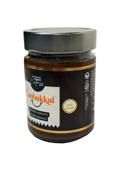 Canbakkal %40 Hurmalı Kakaolu Fındık Kreması 300 G Şeker İlavesiz & Katkısız
