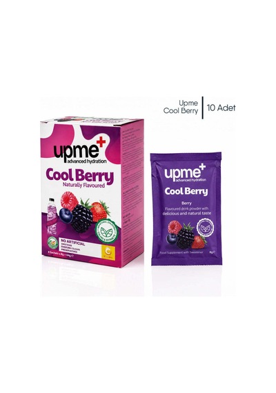 Upme Cool Berry Orman Meyveli İçecek Tozu 10'lu Paket Vitamin C Doğal Aroma Şekersiz 10 G