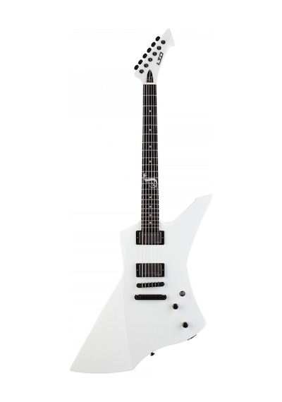 Esp Ltd Lsnakebytesw James Hetfield Signature Snakebyte Snow White Beyaz Yılan Explorer Tarzı