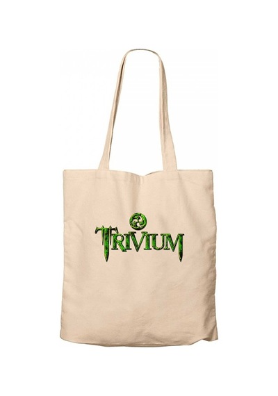 Trivium Logo Krem Kanvas Bez Çanta Krem