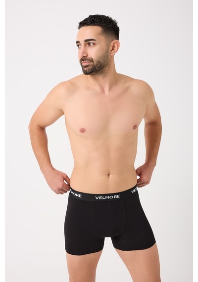 Velmore Erkek Boxer 3 Lı Kutu Yumuşak Pamuk Sıkmayan Bel Lastikli Beden S - 5xl Mix