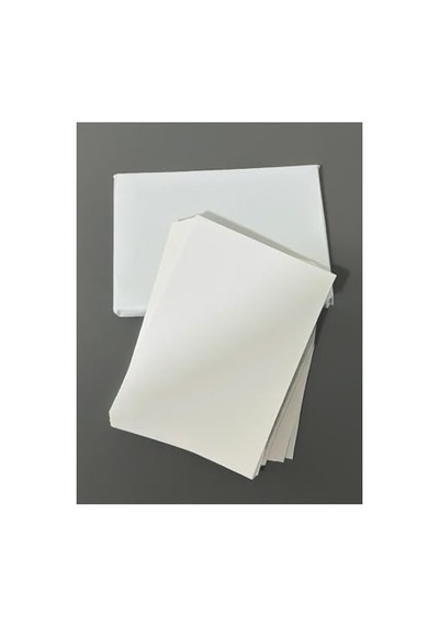 Laminasyonlu Silikonlu Oto Paspas Kağıdı 35x50 Suya Ve Neme Dayanıklı 100 Adet Beyaz Açık Bej
