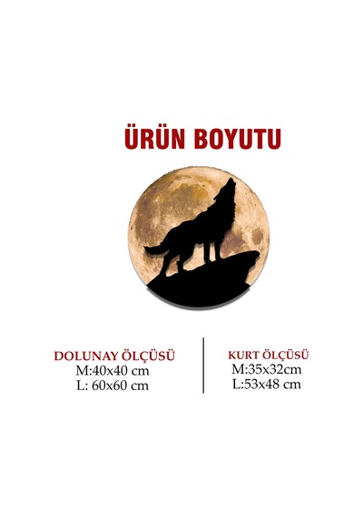Kişiselleştirilebilir Led Işıklı Epoksi Cam Katmanlı Tablo Hardy Kurt Dolunay Sarı - 738221294 Sarı