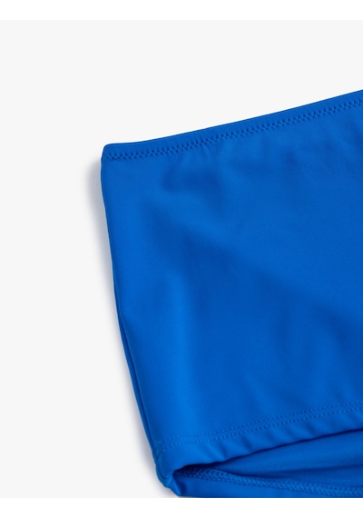 Koton Yüksek Bel Şortlu Bikini Altı Saks 4sak00050mm Saks Mavi Koton Yüksek Bel Şortlu Bikini Altı Saks 4sak00050mm Saks Mavi