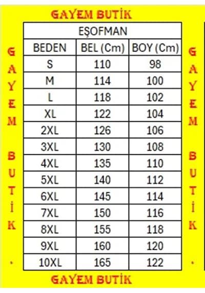 Akt Gayem Butik Büyükbeden Eşofman 3xl-6xl Lacivert