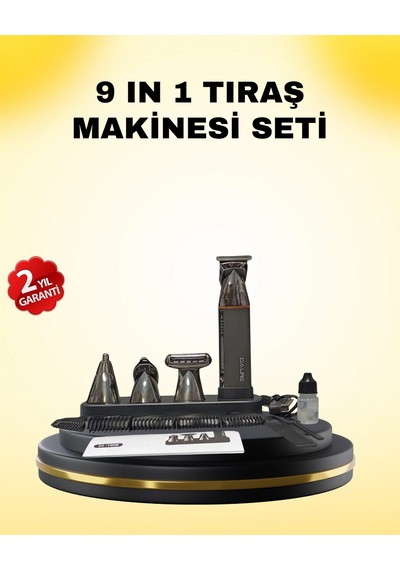 Drnds 9 U 1 Arada Bakım Seti Güçlü Motorlu Saç Sakal Burun Kulak Trimmer