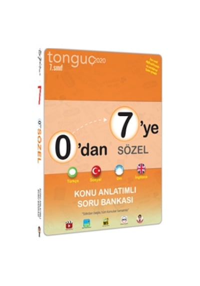 Tonguç Akademi 7. Sınıf 0 Dan 7 Ye Sözel Konu Anlatımlı Soru Bank